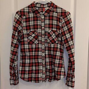 Red Flannel Top